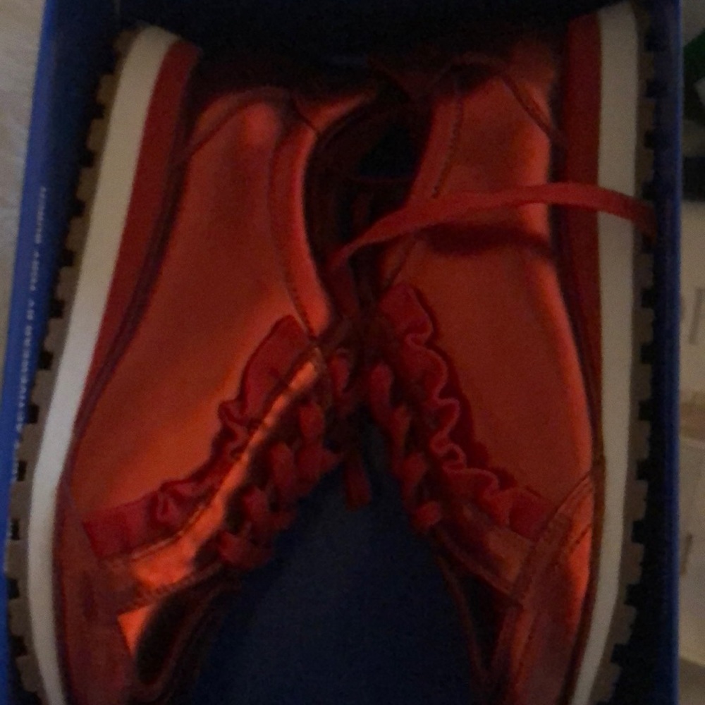 Tory Burch red sneakers
